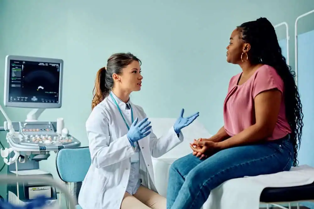 Woman have consultation about vaginal laxity Weymouth